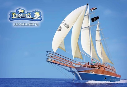 Hurghada: Pirates Sailing Boat to Orange bay & buffet lunch