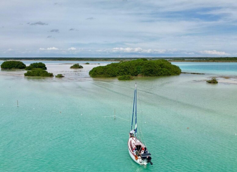 Picture 17 for Activity Bacalar: Private Sailing Trip with Guacamole and Drinks