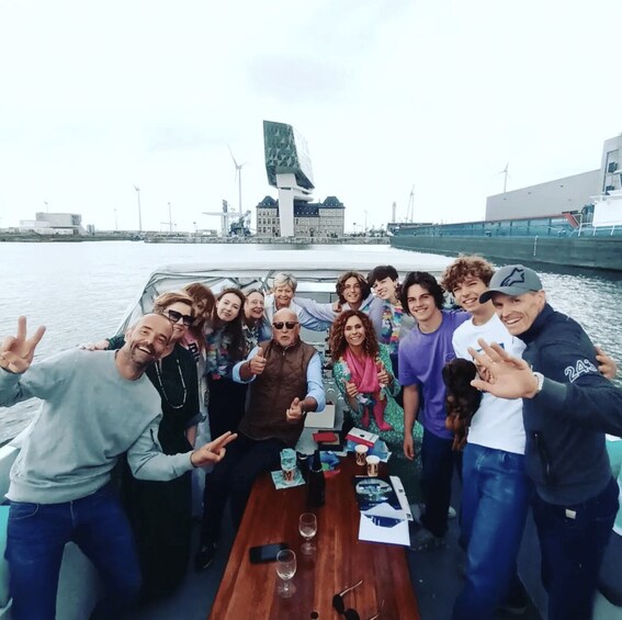 Picture 8 for Activity Antwerp: Private Aperitif Boatride