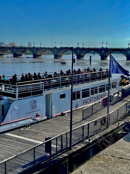 Picture 2 for Activity Bordeaux: River Garonne Cruise with Glass of Wine and Canelé