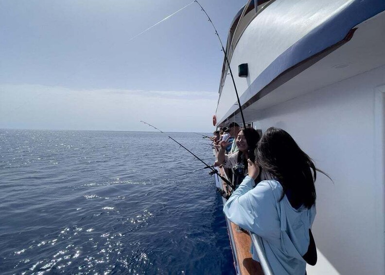 Picture 8 for Activity Larnaca: Glass-Bottom Boat Cruise with Fishing and BBQ Lunch