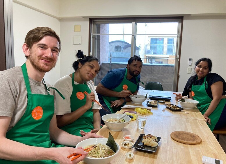 Picture 5 for Activity Osaka: Ramen and Gyoza Cooking Class in Dotonbori