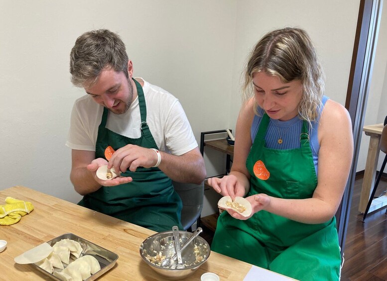 Picture 1 for Activity Osaka: Ramen and Gyoza Cooking Class in Dotonbori