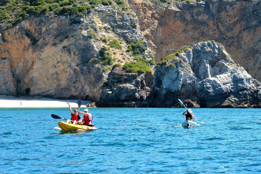 Picture 7 for Activity Sesimbra: Arrábida Natural Park Kayak Tour