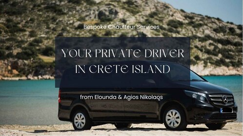 Privater Fahrer & Chauffeurservice auf Kreta von Elounda aus