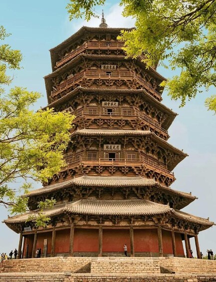 Picture 9 for Activity Datong Yungang Grottoes Hanging Temple Wooden Pagoda by Car