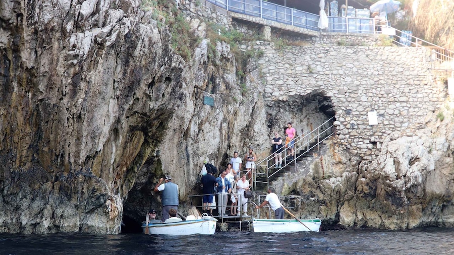 From Capri: Blue Grotto, Capri and Anacapri Guided Tour