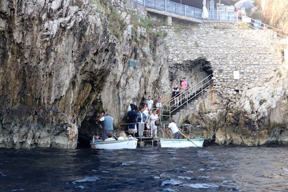 From Capri: Blue Grotto, Capri and Anacapri Guided Tour