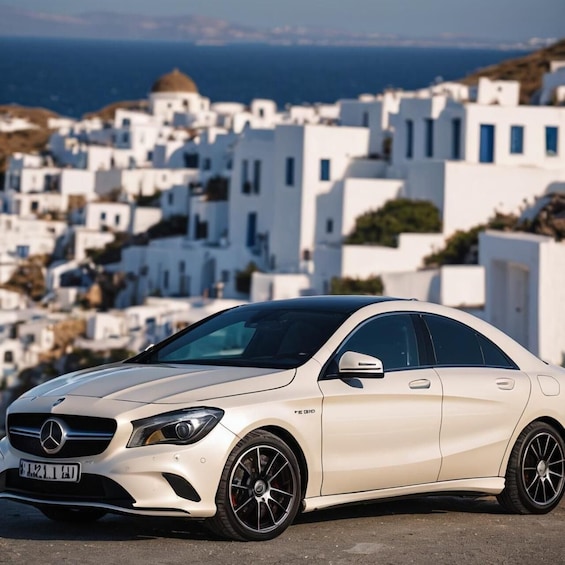Private Transfer: From your hotel to Mykonos Port with Sedan
