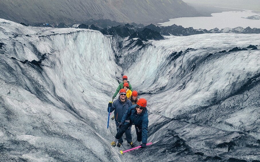 Vik: Guided Glacier Hike on Sólheimajökull