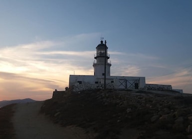 Sunset Armenistis Lighthouse Visit