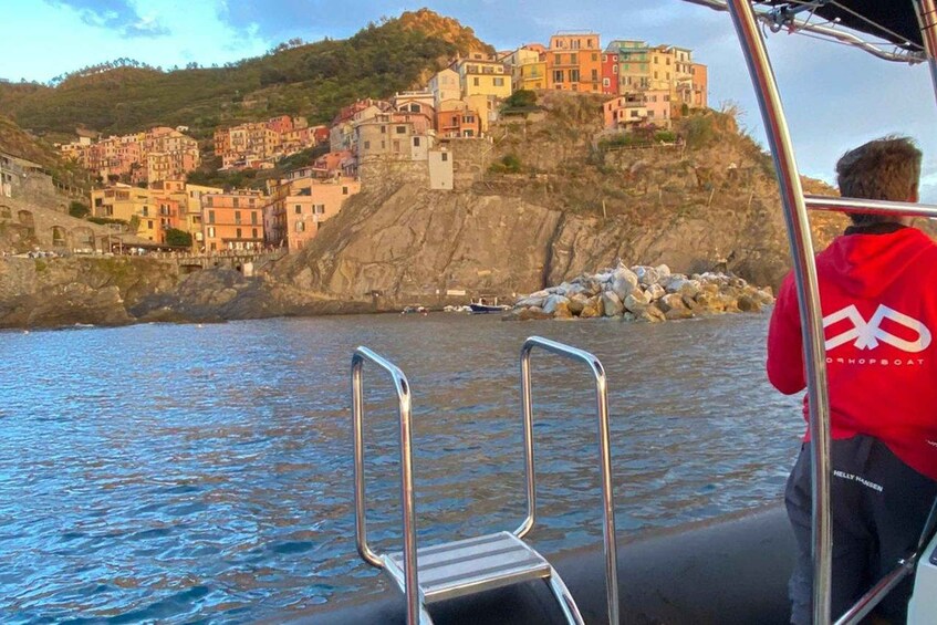 Picture 6 for Activity La Spezia: Cinque Terre Sunset Boat Tour with Appetizers