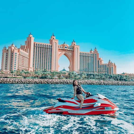 Dubai: Jetski Adventure Palm Jumierah & Burj Al Arab Views