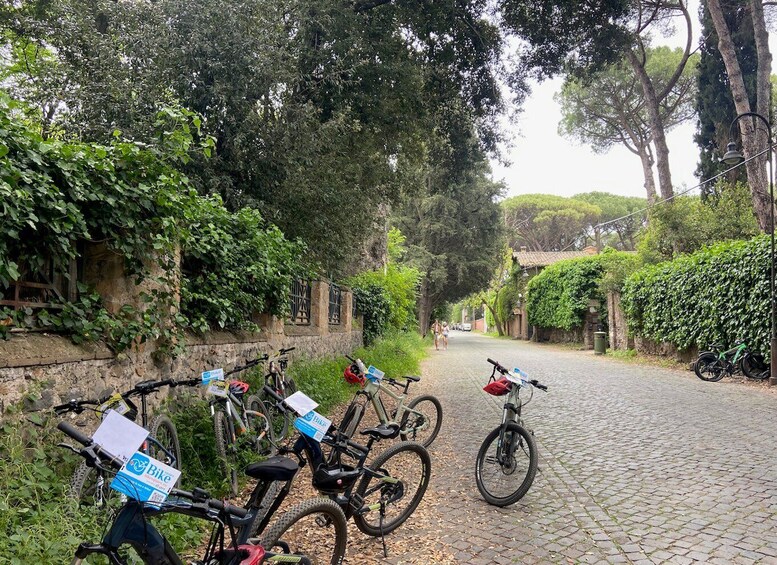 Picture 8 for Activity Rome: Appian Way Guided Tour on E-Bike with italian Aperitif