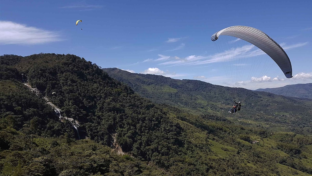 Picture 4 for Activity From Medellin: Private Paragliding Tour Over Waterfalls