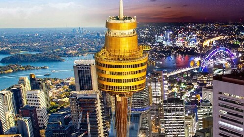 Sydney: Night Tour Including Sydney Tower Eye Tickets