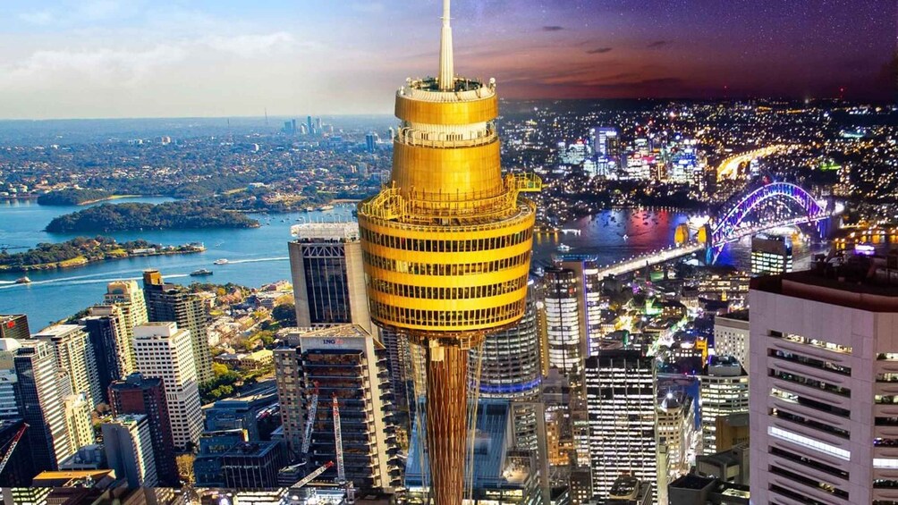 Sydney: Night Tour Including Sydney Tower Eye Tickets