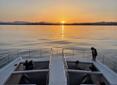 Málaga : Excursion en catamaran au coucher du soleil