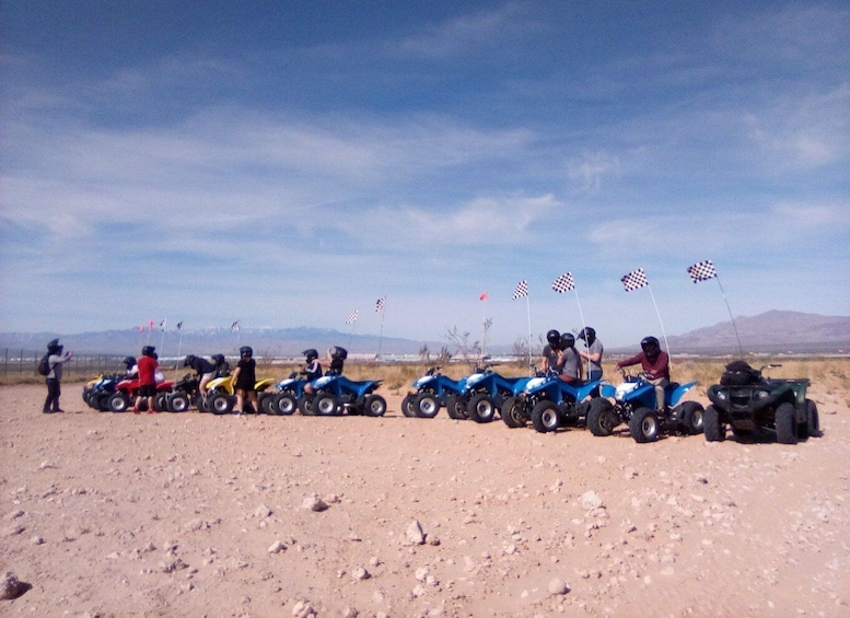 Picture 3 for Activity From Las Vegas: Nellis Dunes ATV Tour with Shuttle Transfer