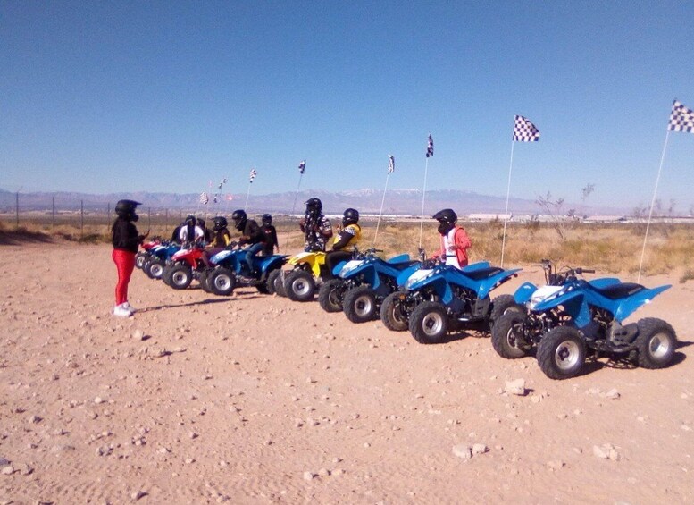 Picture 1 for Activity From Las Vegas: Nellis Dunes ATV Tour with Shuttle Transfer