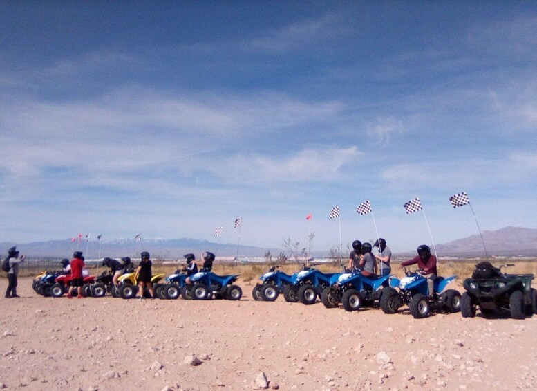 Picture 3 for Activity From Las Vegas: Nellis Dunes ATV Tour with Shuttle Transfer