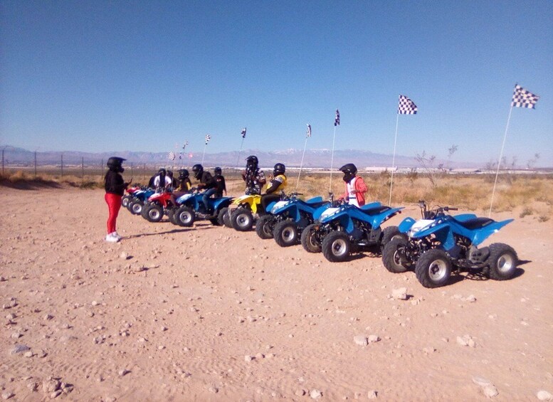 Picture 1 for Activity From Las Vegas: Nellis Dunes ATV Tour with Shuttle Transfer