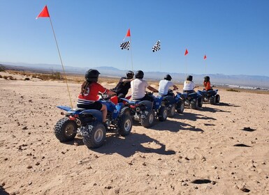 Von Las Vegas aus: Nellis Dunes ATV Tour mit Shuttle-Transfer