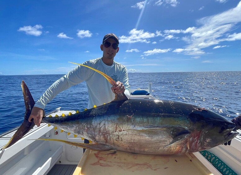 Picture 1 for Activity Seychelles: Guided Fishing Trip with Pickup and Equipment