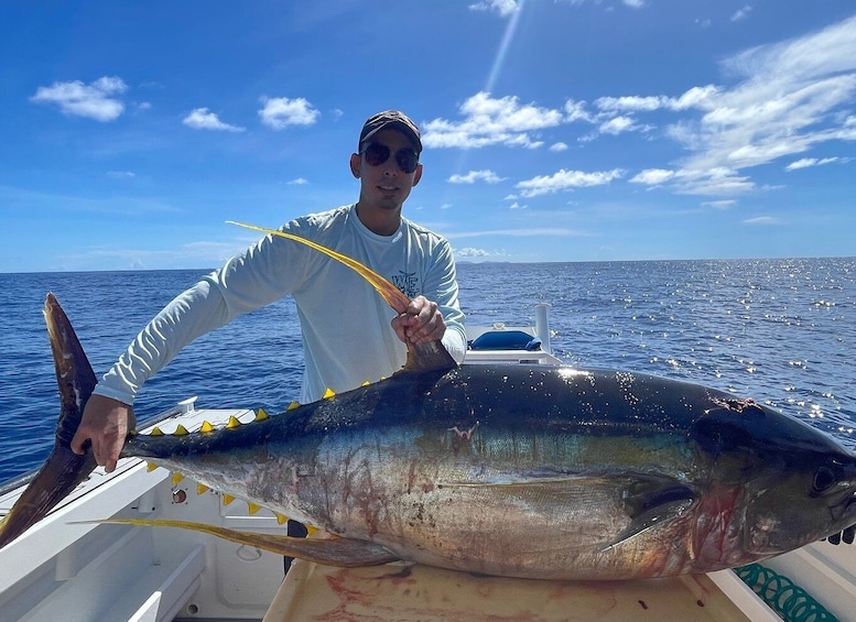 Picture 1 for Activity Seychelles: Guided Fishing Trip with Pickup and Equipment