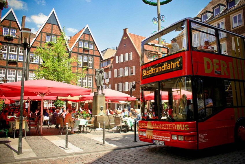 Picture 1 for Activity Münster: Hop-On Hop-Off-Bus Tour Day Ticket