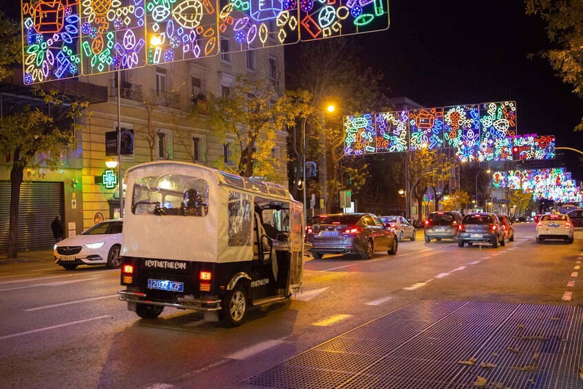 Picture 10 for Activity Madrid: Private Christmas Lights Tour by Eco Tuk-Tuk