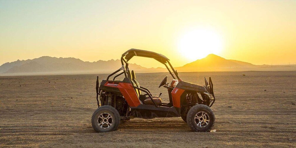 Picture 1 for Activity Sharm El-Sheikh: Sunset Buggy Safari and Camel Tour with BBQ