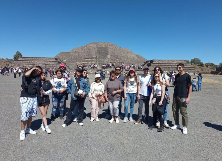 Picture 1 for Activity Mexico City: Teotihuacan Tour, Cave Restaurant & Basilica