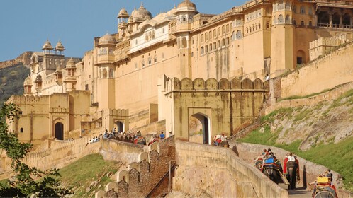 Jaipur: Private Luxus-Highlights Tagestour & feines Essen