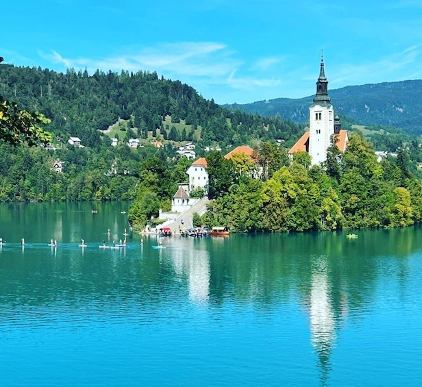 From Ljubljana: Lake Bled and Postojna Cave Day Trip