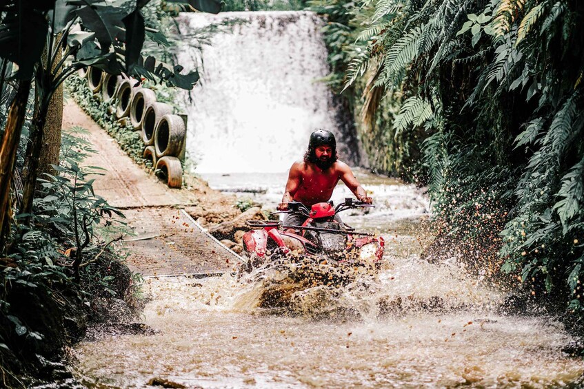 Picture 2 for Activity Bali Gorilla Cave Atv, Water Rafting and Monkey Forest Tour