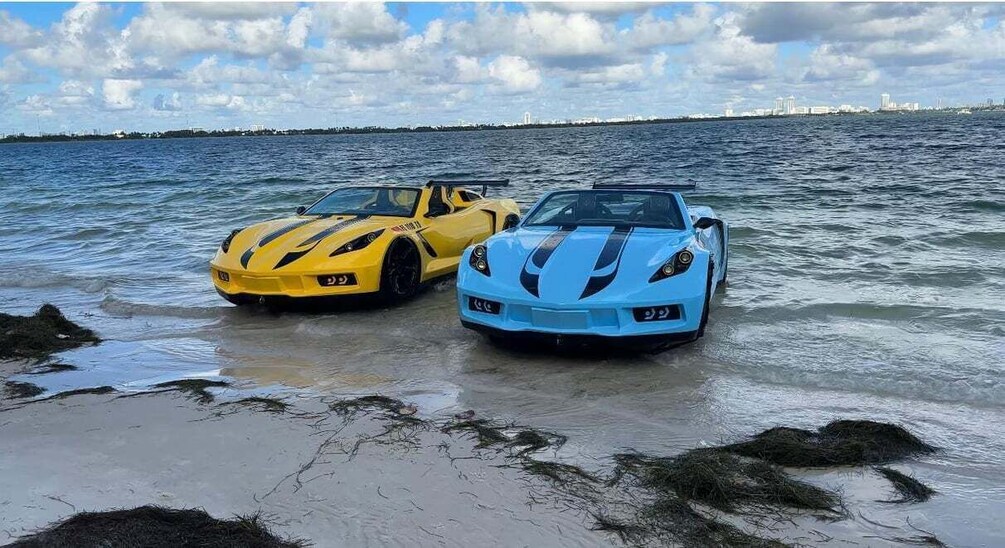 Jetcars in Miami Beach 1 hour Tour