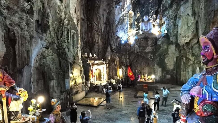 Marble Mountains, Am Phu Cave, Monkey Mountains small group