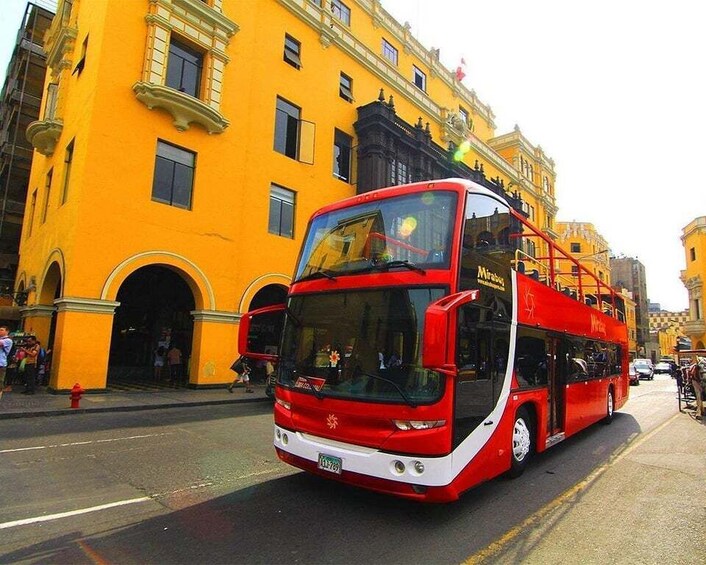 Picture 6 for Activity Lima: Panoramic Sightseeing Bus, Walking, and Catacombs Tour