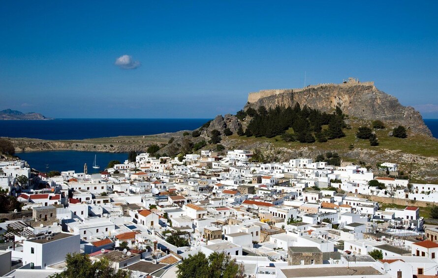 Picture 2 for Activity Rhodes: Boat trip to Lindos with Swimming Stops