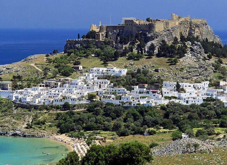 Picture 6 for Activity Rhodes: Boat trip to Lindos with Swimming Stops