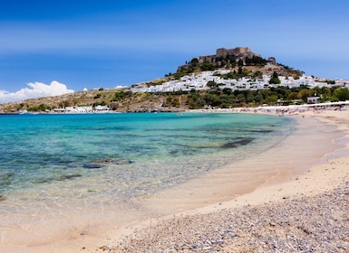 Rhodes: Boat trip to Lindos with Swimming Stops