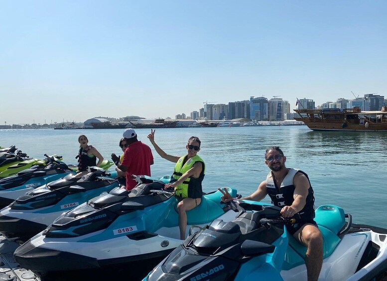 Picture 2 for Activity Doha: Self ride Jet-ski overlooking West bay Skyscrapers