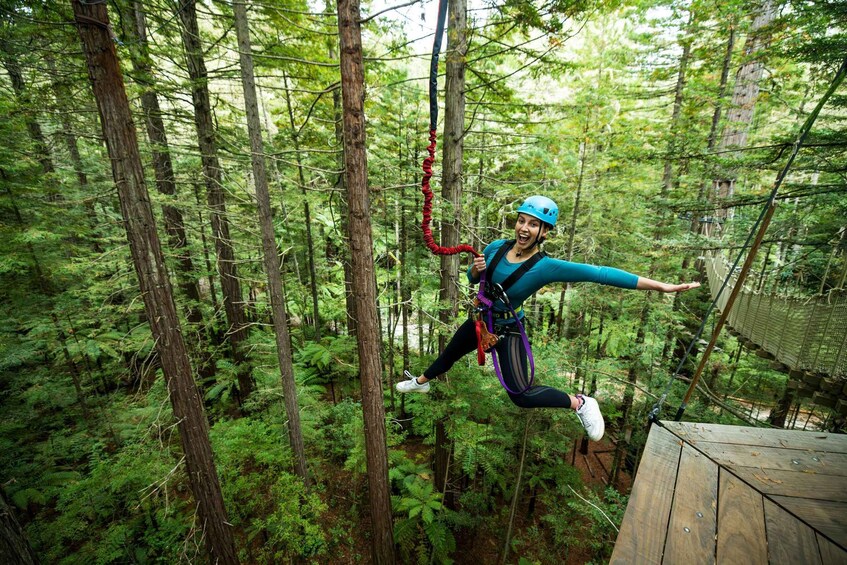 Picture 4 for Activity Rotorua: Redwoods Altitude High Ropes Adventure