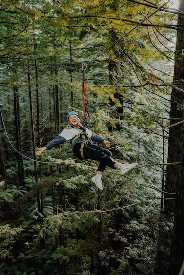 Picture 5 for Activity Rotorua: Redwoods Altitude High Ropes Adventure