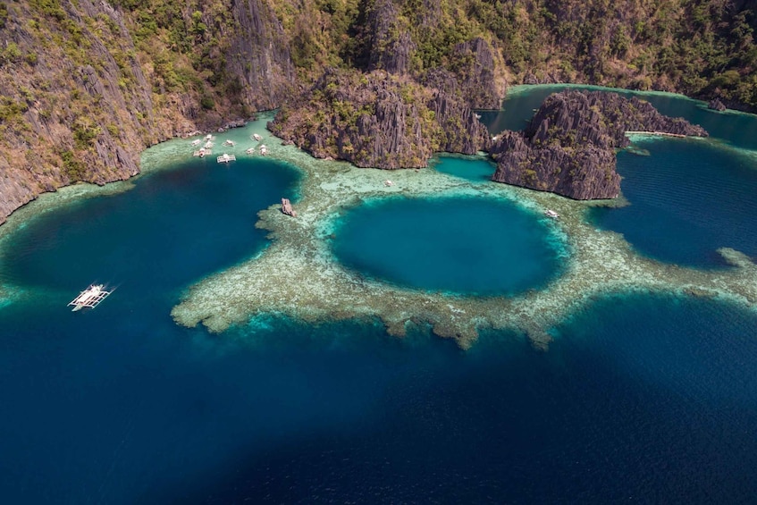 From Coron: Island Hopping Boat Day Trip with Buffet Lunch