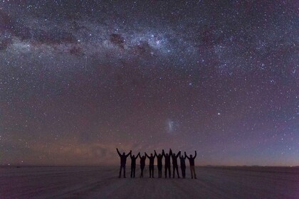 Uyuni: Privat stjernetur på saltslettene i Uyuni med henting