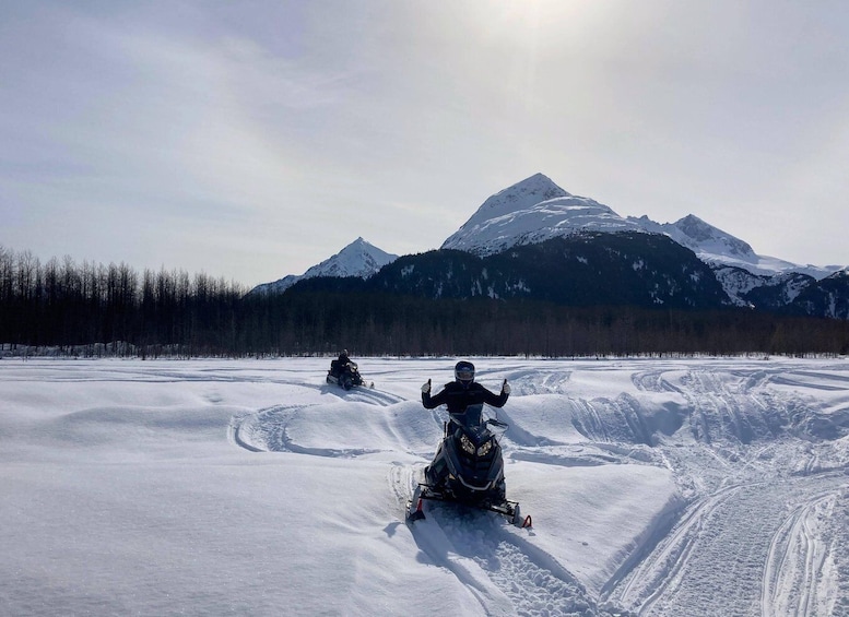 Picture 22 for Activity Seward: Kenai Fjords National Park Guided Snowmobiling Tour