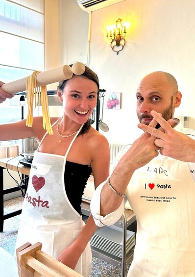 Picture 12 for Activity Florence: Pasta Making Class with Wine, Limoncello, and Cake