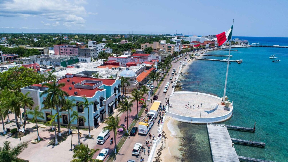 Picture 2 for Activity Cozumel: Open Top City Tour & Beach Break